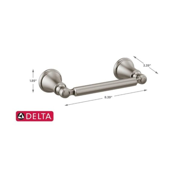 Delta 73250-SS Woodhurst Toilet Paper Holder | QualityBath.com Delta 73250-SS Woodhurst Toilet Paper Holder